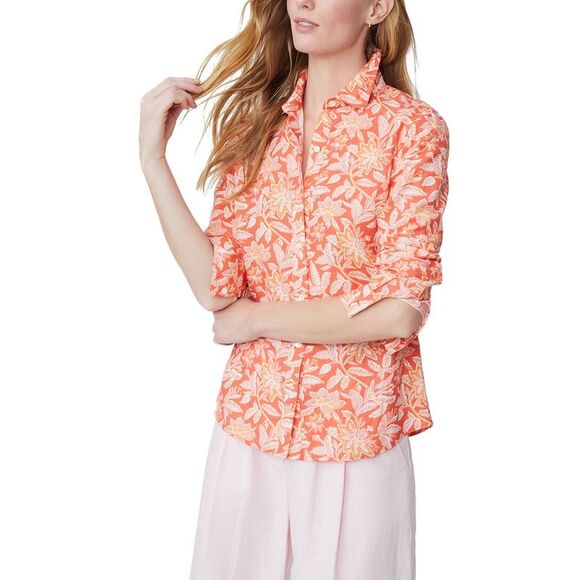 J.McLaughlin Tops - J.Mclaughlin Womens  Lois Linen-Blend Blouse